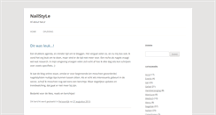Desktop Screenshot of nailstyle.be